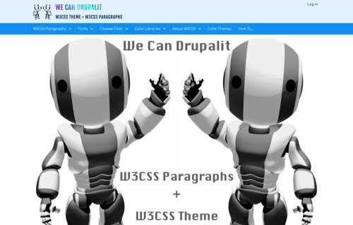 W3 CSS Theme Blue