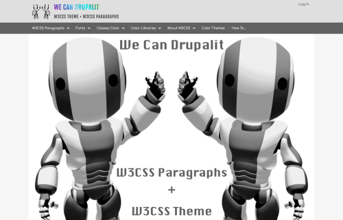W3 CSS Theme Dark Grey