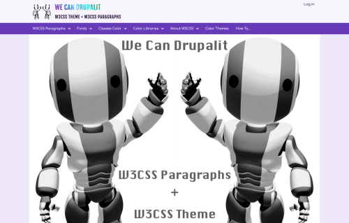 W3 CSS Theme Deep Purple
