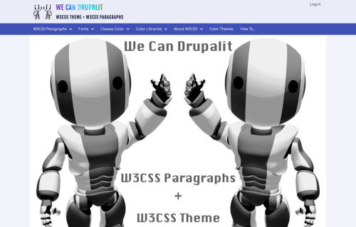 W3 CSS Theme Indigo