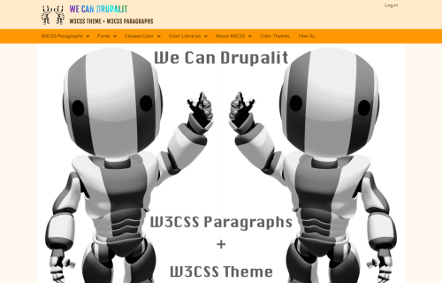 W3 CSS Theme Orange