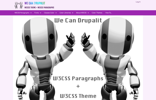 W3 CSS Theme Purple