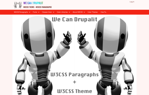 W3 CSS Theme Red